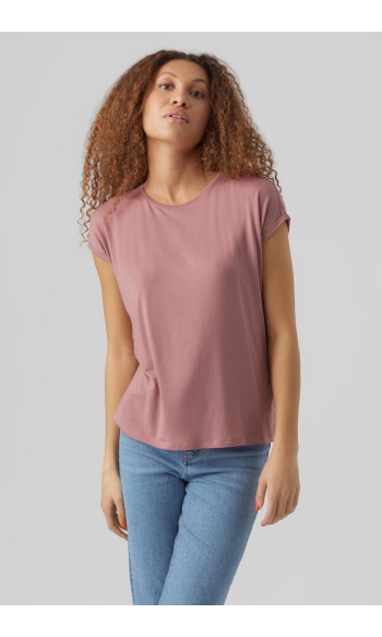 VMAVA PLAIN SS TOP GAJRS NOOS 10284468 Nostalgia Rose