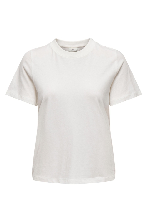 Jacqueline de Yong ecru dames t-shirt | Vooraanzicht