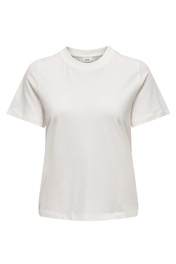 Jacqueline de Yong ecru dames t-shirt | Vooraanzicht