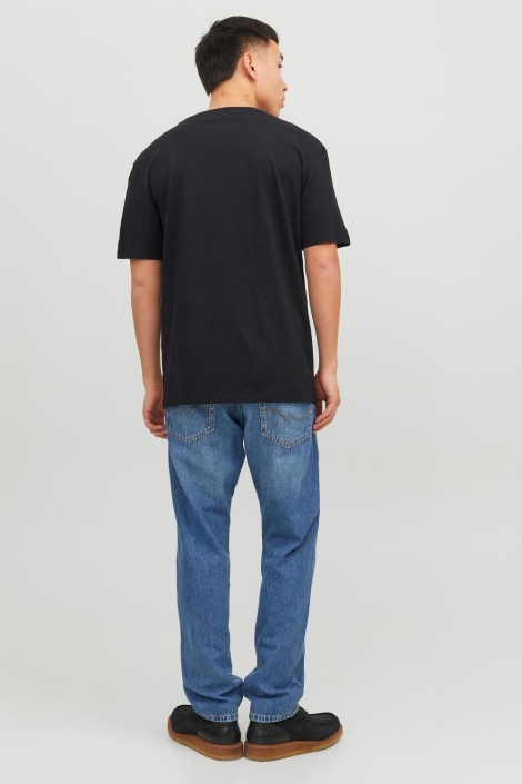 Jack & Jones zwarte heren t-shirt | Model
