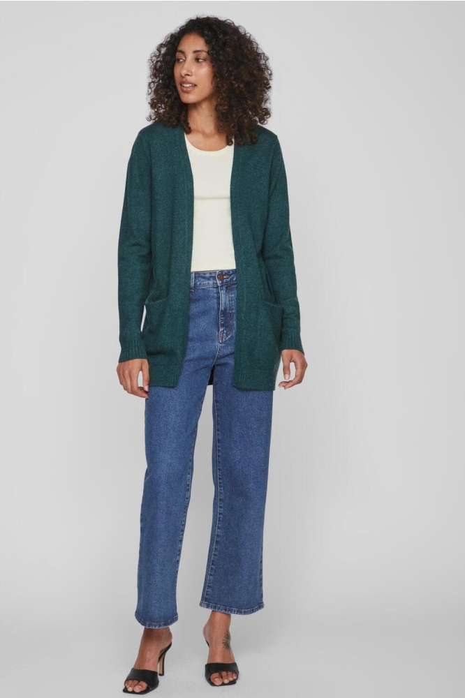 Vila groene dames vest | Model