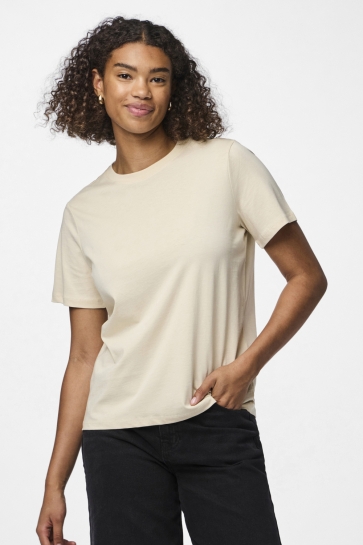 Pieces T-shirt PCRIA SS SOLID TEE NOOS BC 17140802 Birch