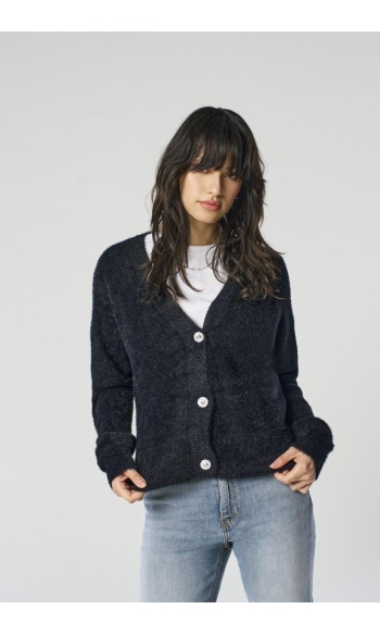 ONLELLA PIUMO LS CARDIGAN CC KNT 15259564 BLACK