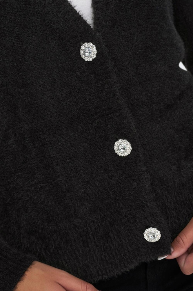 Only zwarte dames vest | Close up