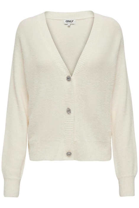 Only witte dames vest | Vooraanzicht