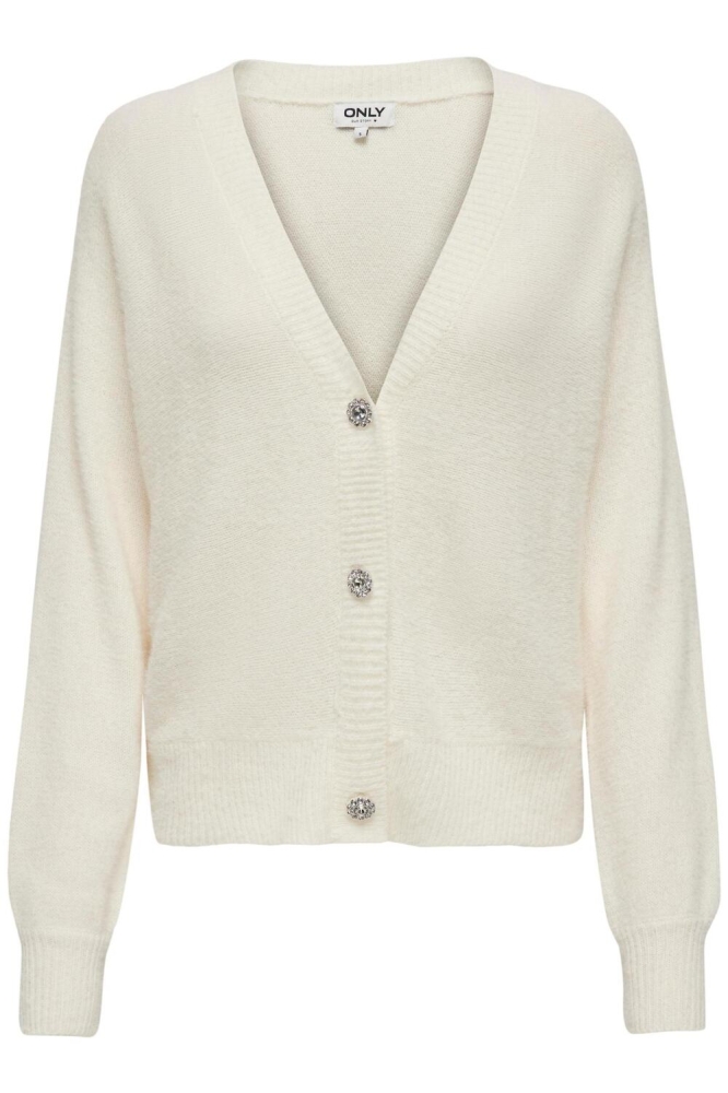 Only witte dames vest | Vooraanzicht