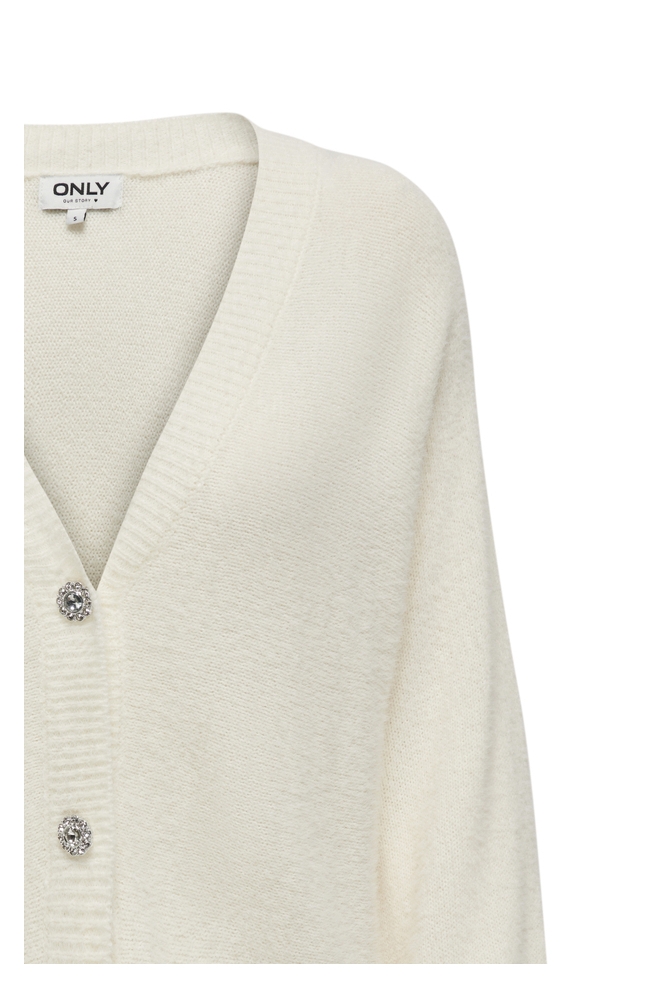 Only witte dames vest | Close up
