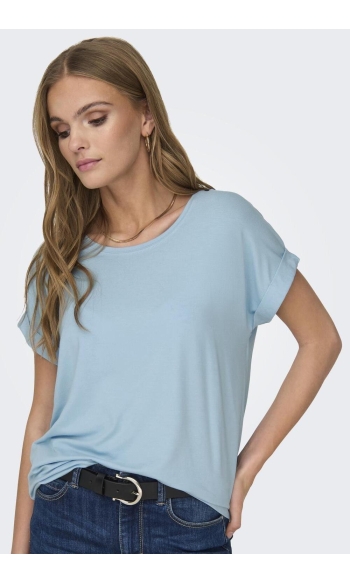 ONLMOSTER S/S O-NECK TOP NOOS JRS 15106662 Clear Sky