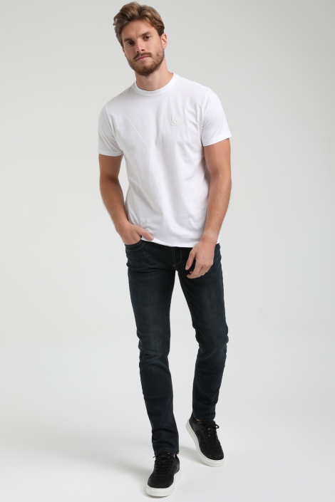 Gabbiano witte heren t-shirt | Model