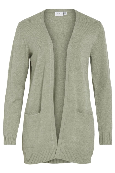 Vila groene dames vest | Vooraanzicht