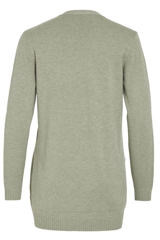 Vila groene dames vest | Achteraanzicht