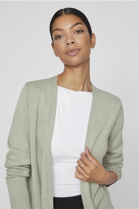 Vila groene dames vest | Close up