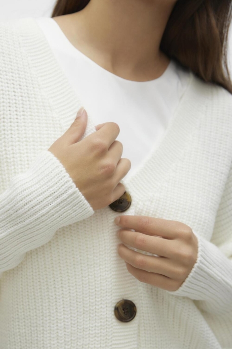 Vero Moda beige dames vest | Close up