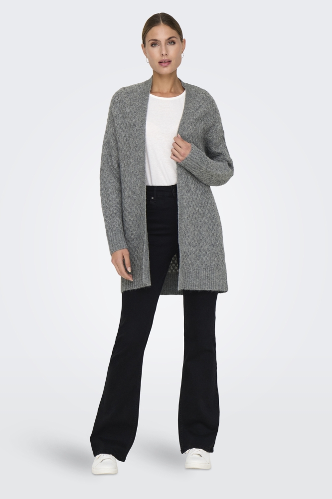 Jacqueline de Yong grijze dames vest | Model