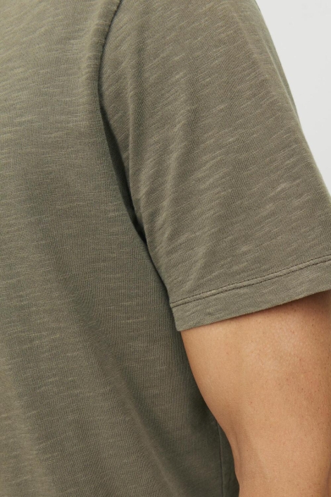 Jack & Jones groene heren t-shirt | Close up