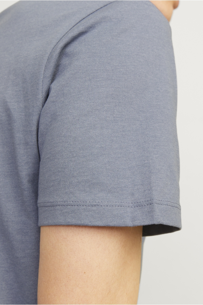 Jack & Jones blauwe heren t-shirt | Close up
