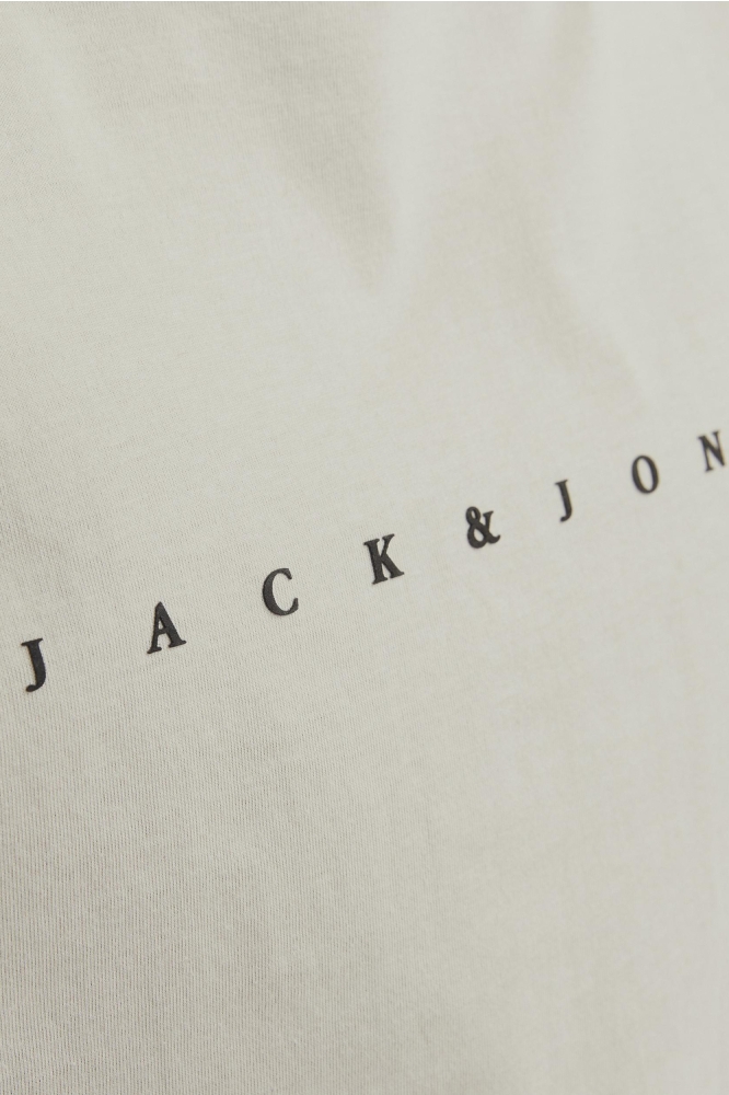 Jack & Jones beige heren t-shirt | Kleurstaal