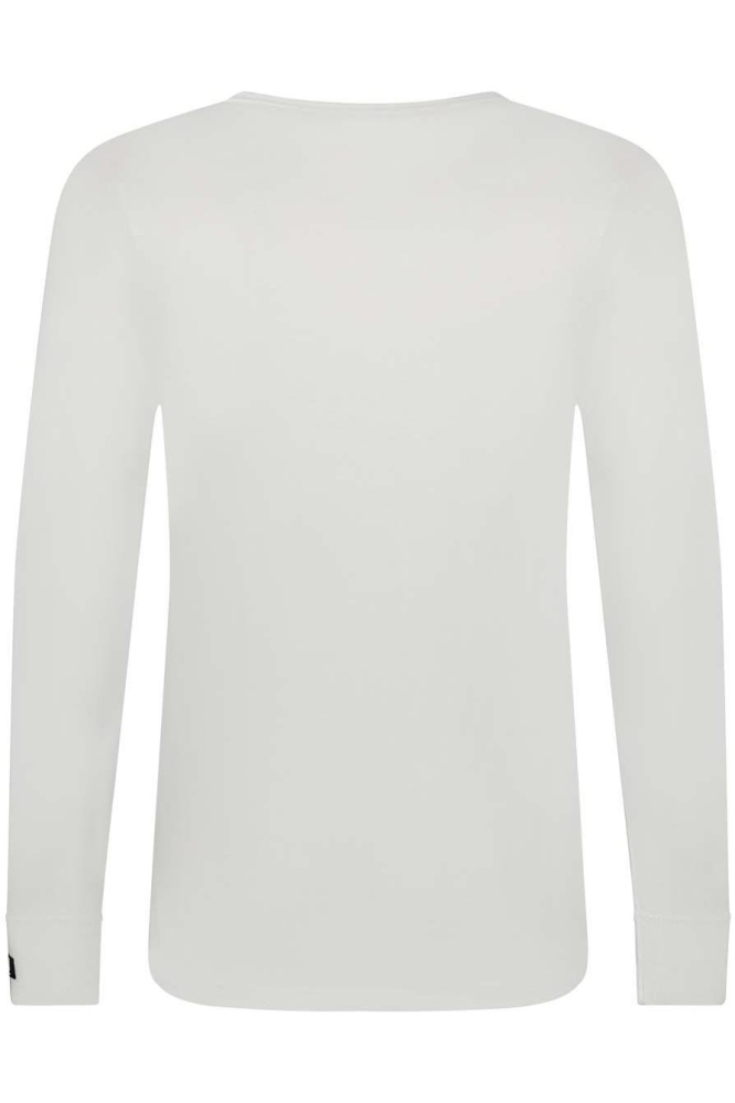 RJ Bodywear witte heren t-shirt | Achteraanzicht