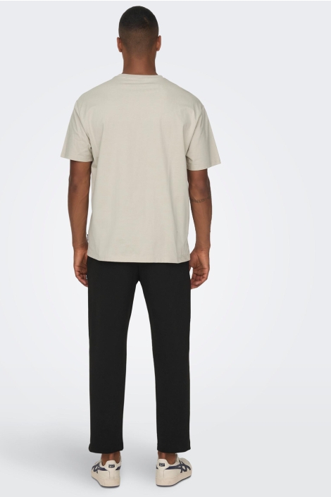 Only & Sons beige heren t-shirt | Model