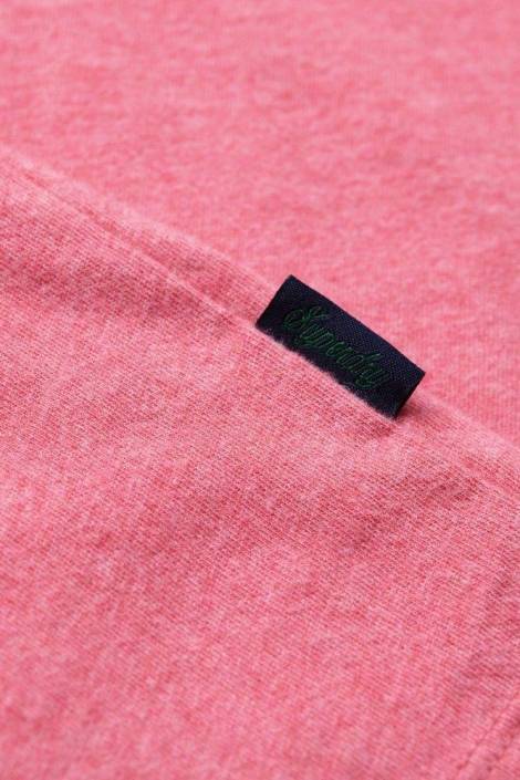 Superdry roze heren t-shirt | Close up