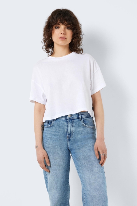 Noisy may witte dames t-shirt | Vooraanzicht