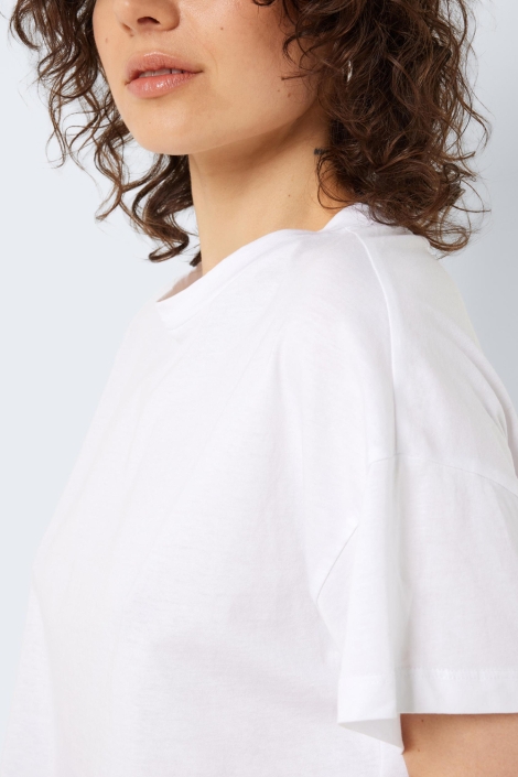Noisy may witte dames t-shirt | Close up