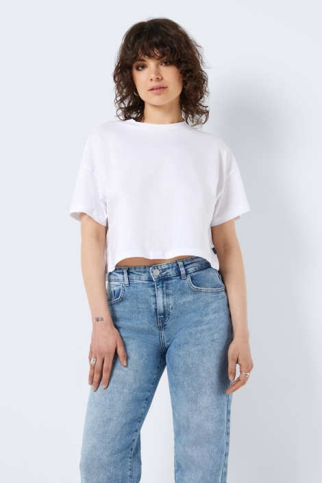 Noisy may witte dames t-shirt | Vooraanzicht
