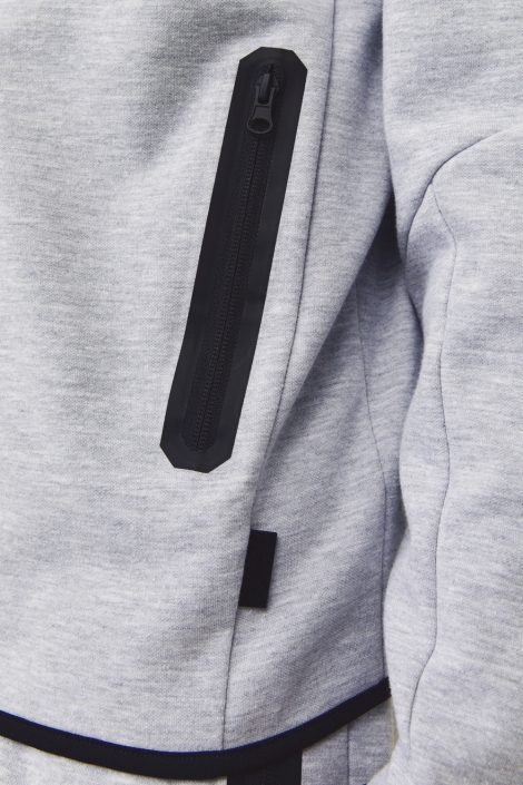 Jack & Jones grijze heren vest | Close up