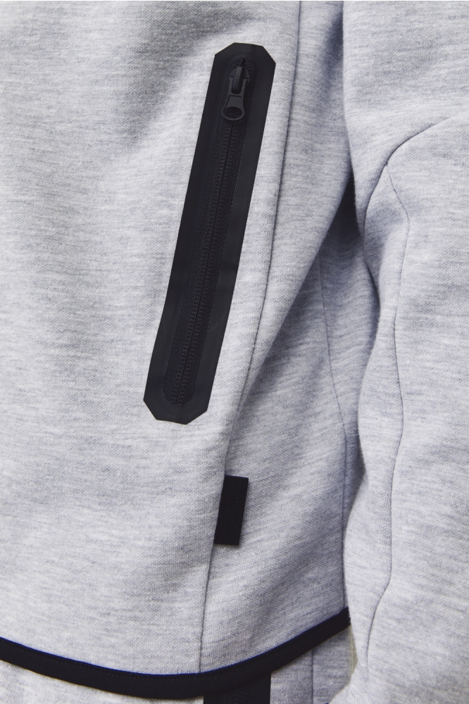 Jack & Jones grijze heren vest | Close up