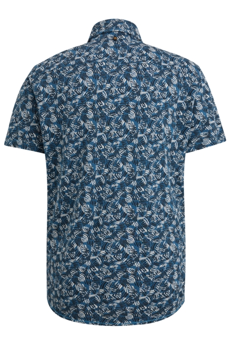 PME legend blauwe heren overhemd | Achteraanzicht