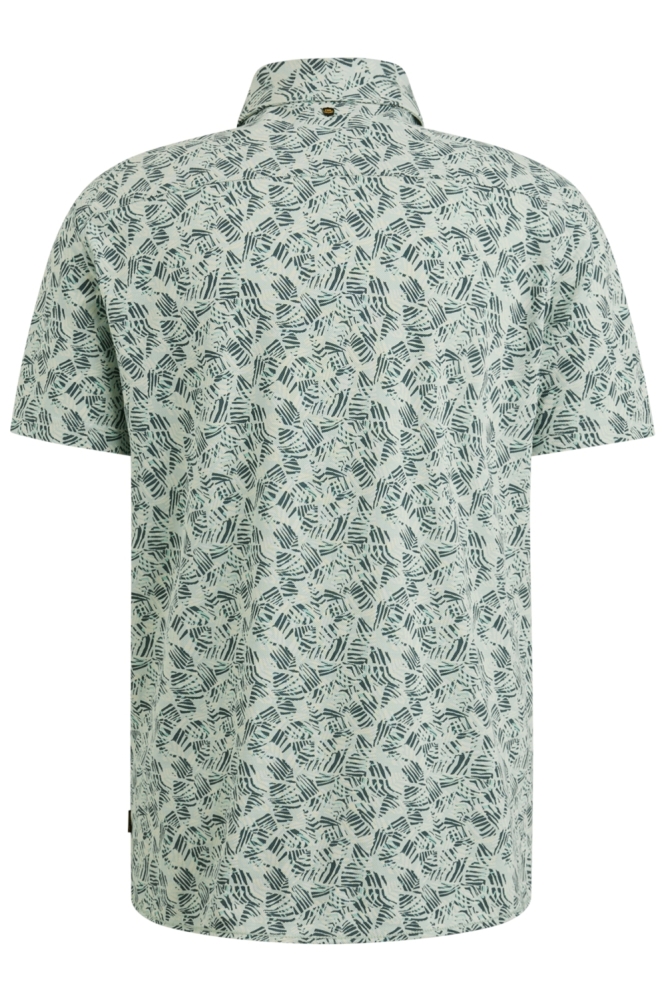 PME legend groene heren overhemd | Achteraanzicht