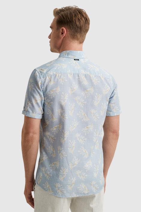 Vanguard blauwe heren overhemd | Model achteraanzicht