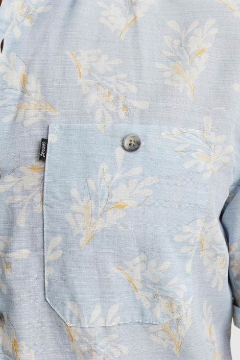 Vanguard blauwe heren overhemd | Close up