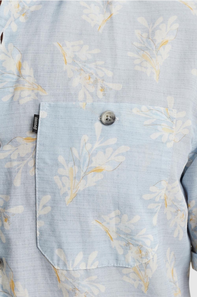 Vanguard blauwe heren overhemd | Close up