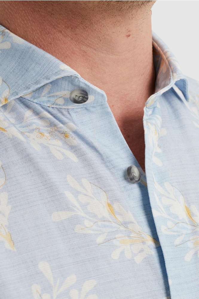 Vanguard blauwe heren overhemd | Close up