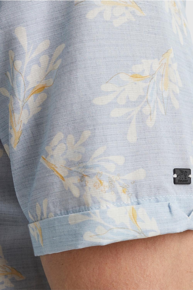 Vanguard blauwe heren overhemd | Close up