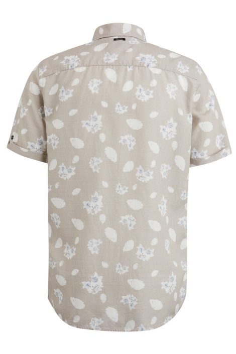 Vanguard beige heren overhemd | Achteraanzicht