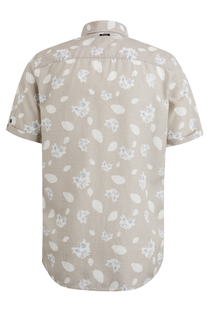 Vanguard beige heren overhemd | Achteraanzicht