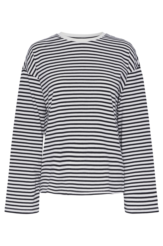 Pieces witte dames t-shirt | Vooraanzicht