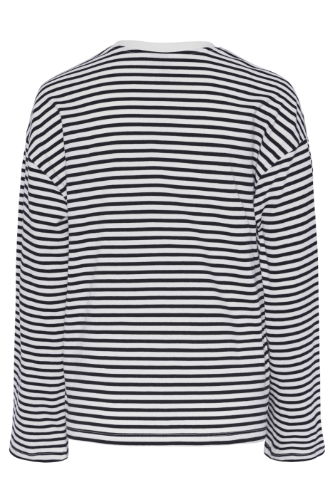 Pieces witte dames t-shirt | Achteraanzicht