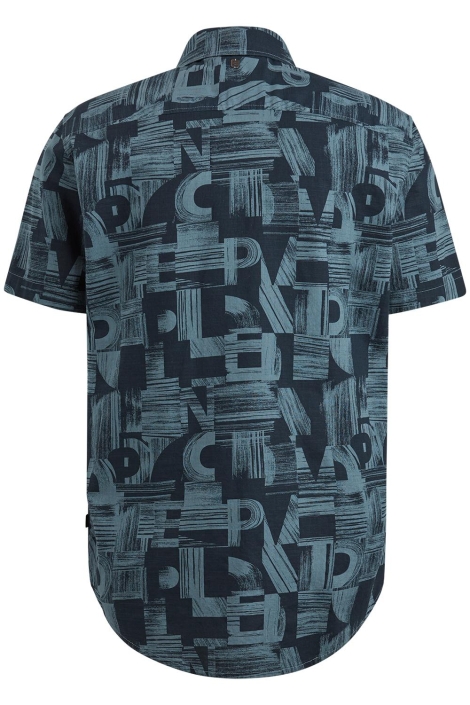 PME legend groene heren overhemd | Achteraanzicht