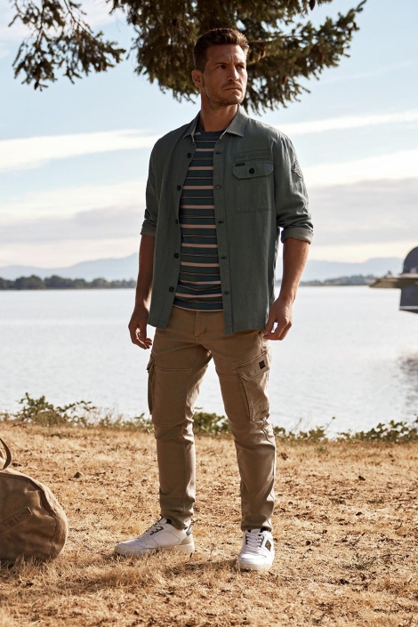 PME legend groene heren t-shirt | Sfeerbeeld, In situatie