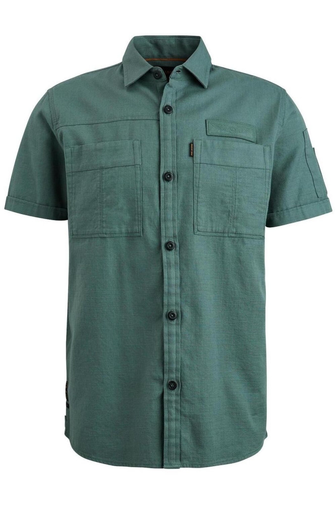 PME legend groene heren overhemd | Vooraanzicht