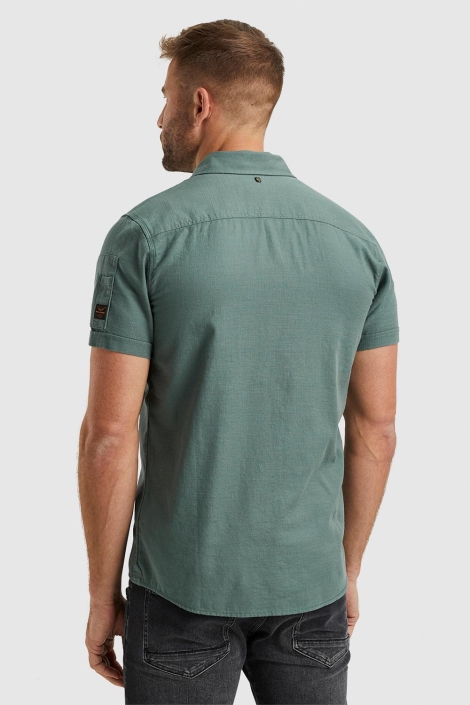 PME legend groene heren overhemd | Model achteraanzicht