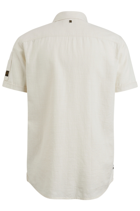 PME legend beige heren overhemd | Achteraanzicht