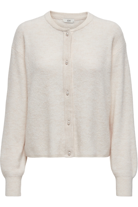 Jacqueline de Yong beige dames vest | Vooraanzicht