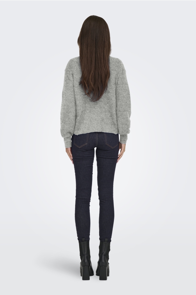 Jacqueline de Yong grijze dames vest | Model