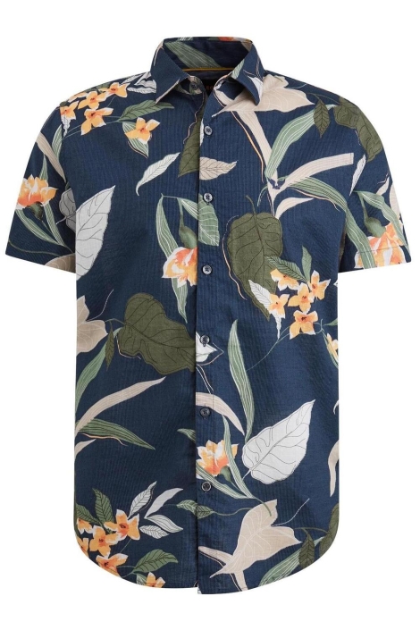 PME legend blauwe heren overhemd | Vooraanzicht