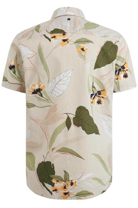 PME legend beige heren overhemd | Achteraanzicht