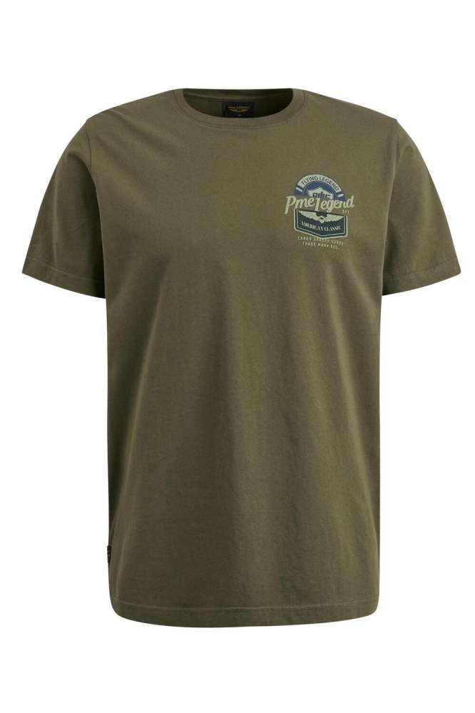 PME legend groene heren t-shirt | Vooraanzicht